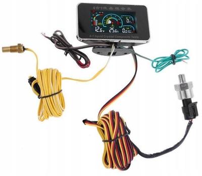 LCD Indicator Temperature Oil Pressure Voltmeter