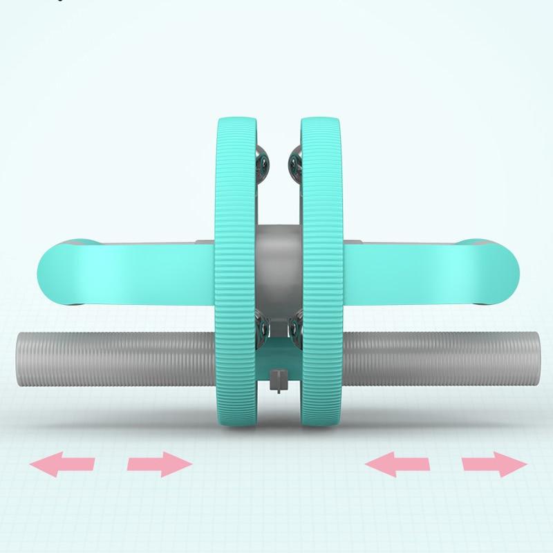 Multifunctional Abdominal Wheel Double Wheel Abdomen Muscle Training Men Home Fitness Equipment