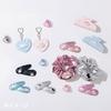 Sanrio Mini Hair Set of Hello Silver ABS Ages 3 and 159034 Clips, 4, Kitty, Resin, Up,