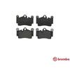 Brembo kit de plaquettes de frein p85070 - 4 pièces