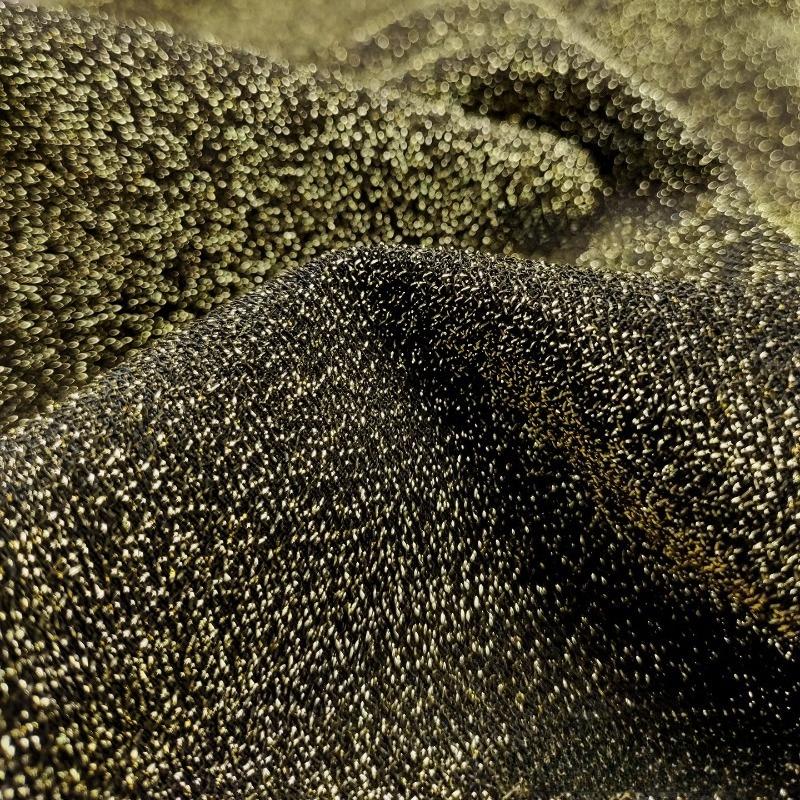 100/300/500cm Starry Stage Wedding Clothing Fabric Glitter Knitted Metallic Fabric DIY Sewing Handmade Elastic Cloth