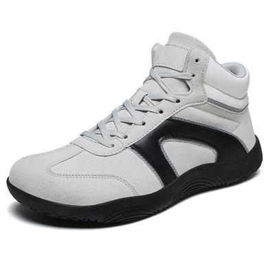 High-top Running Sports Shoes Women Elastic Casual Sneakers Fashion Lace-up Jogging Walking Shoes for Men Anti-slip
