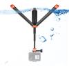 AKASO Floating Hand Waterproof Selfie Stick with Action Camera Buoyancy Stick for GoPro DJI Osmo Waterproof and Lightweight Grip, 4-in-1 Tripod,