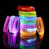 10Pcs Led Glow Bracelets Wristbands Glow In The Dark Party Supplies Neon Light Up Bracelet Wedding Party Decor