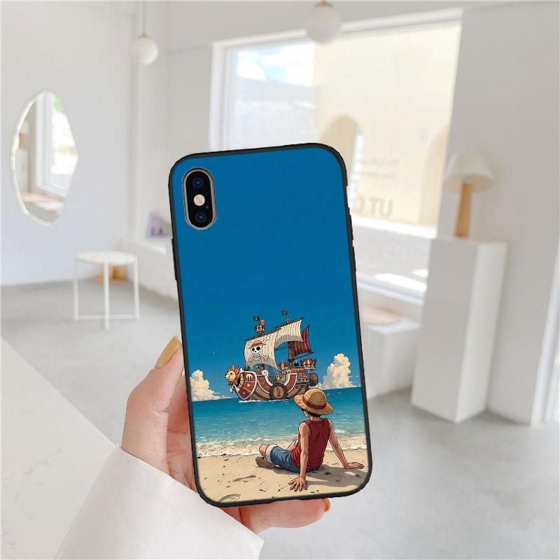 FM4 Anime One Piece Soft Shell Phone Case for OPPO A3 Pro A72 A74 A76 A77 A77S A78 A79 A94 A95 A18 A40M A58