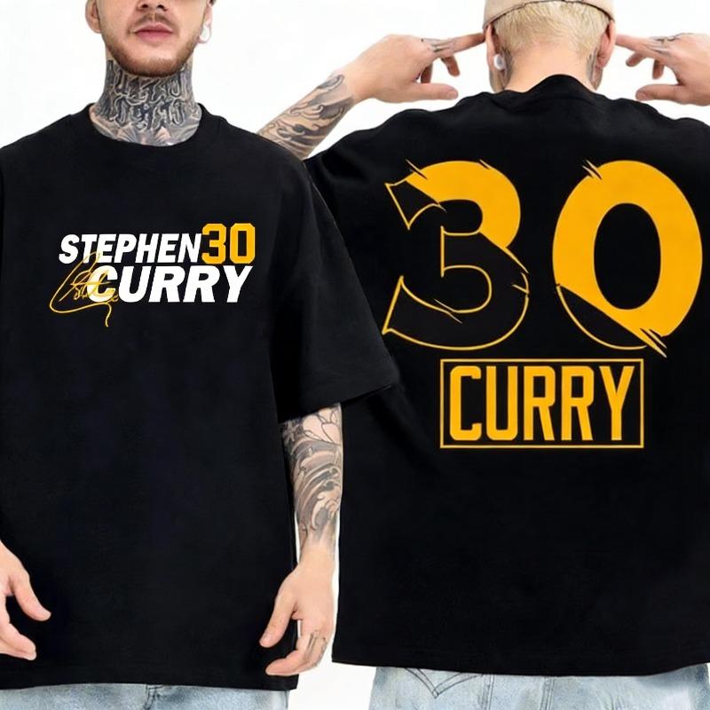 2026 Mens Spring and Autumn New Style Curry Basketball Hat Golden State Stadium Warriors Stephen Tshirts for Men Mens Clothing