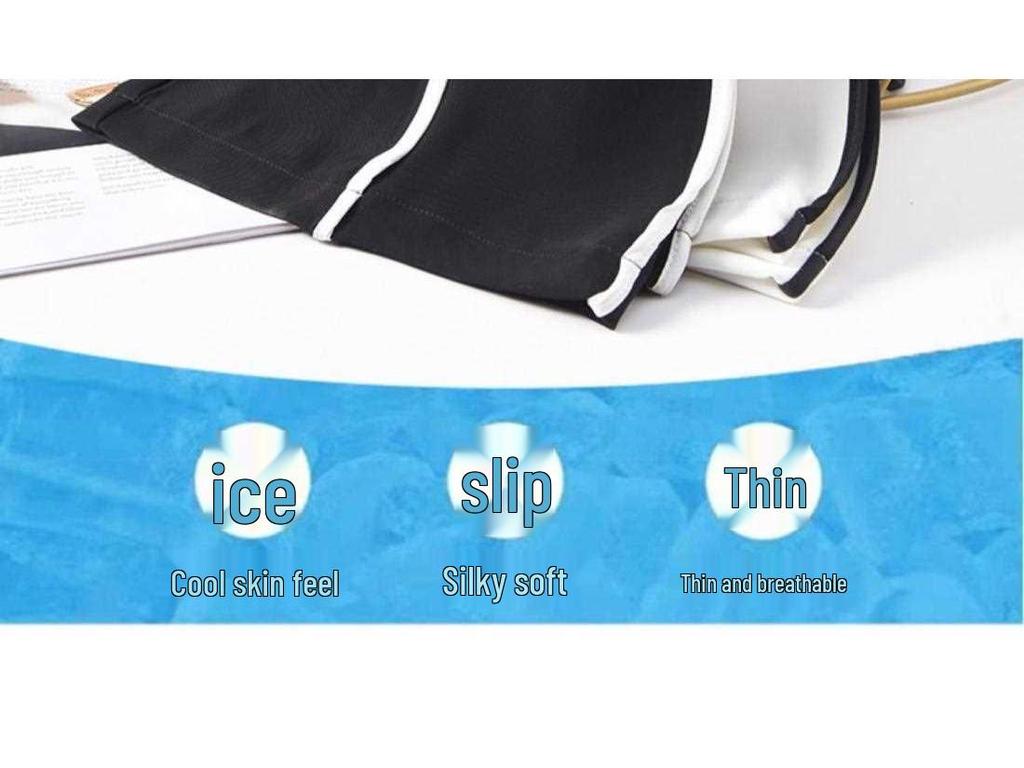 Women's Quick-Drying Ice Silk Wide-Leg Pants - Summer 2026 Straight-Leg Drape Casual Sportswear