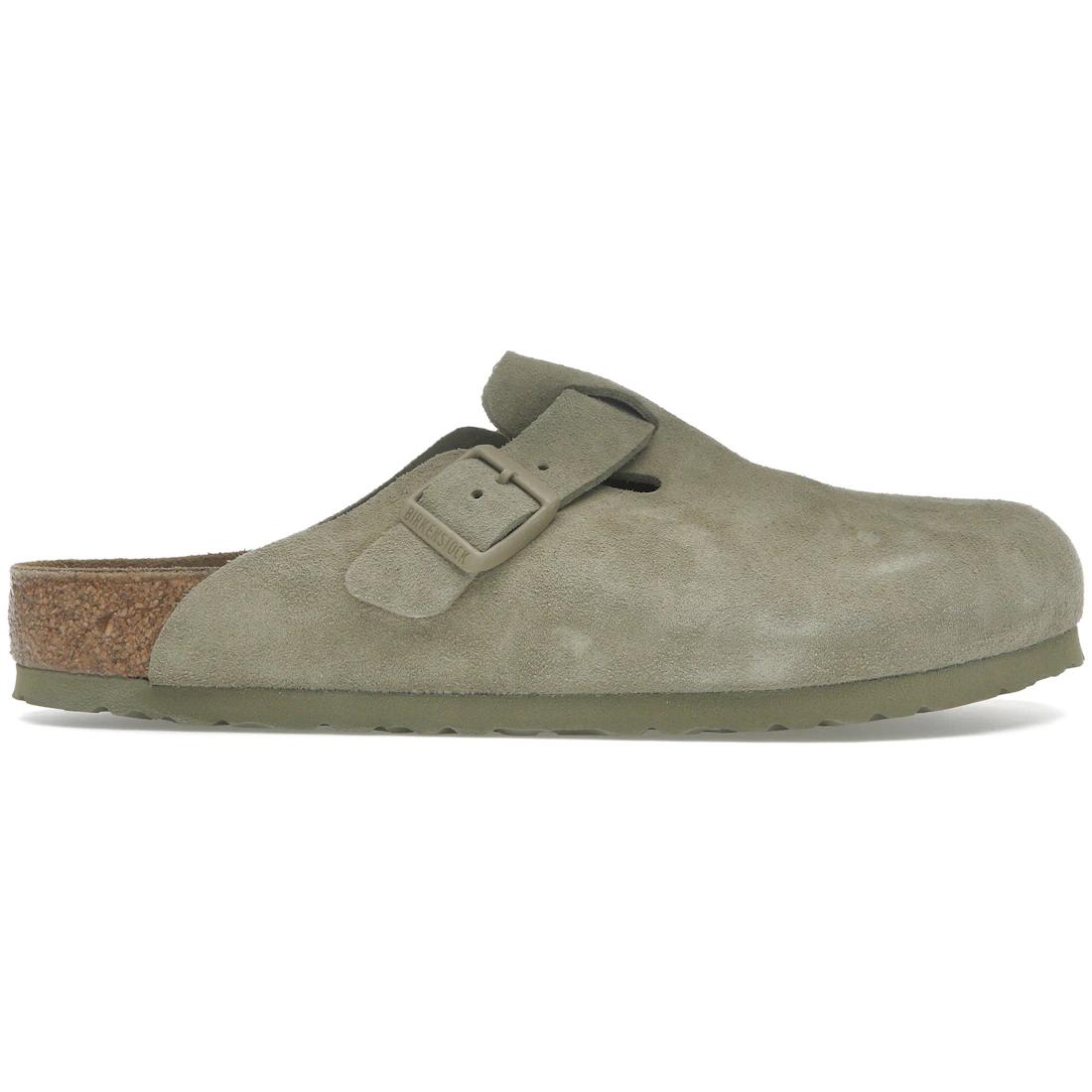 Кеды Birkenstock Boston Замша Выцветший Хаки(1025788) 43