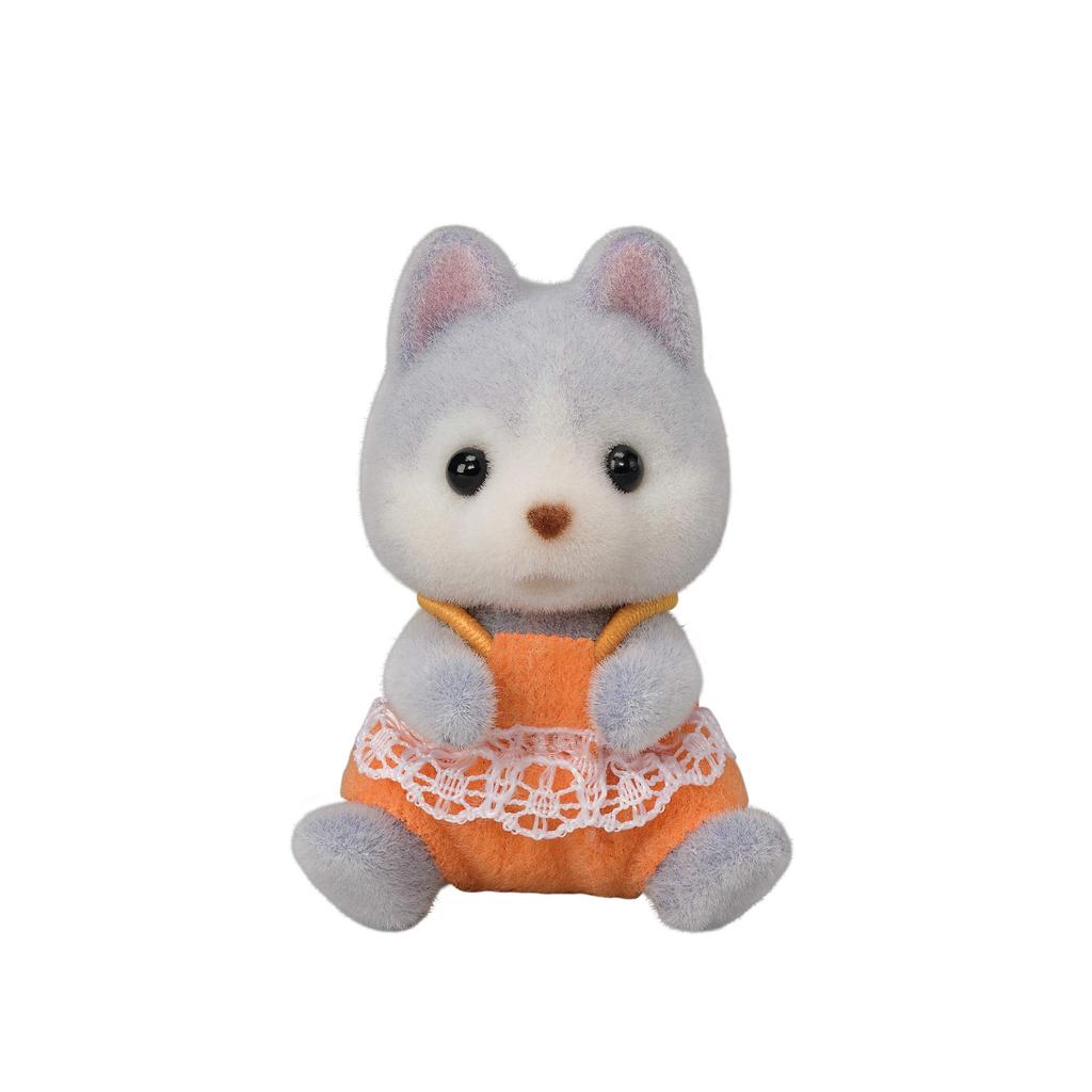 Sylvanian Families Dolls ST Mark Ages 3 and Toy Sylvanian Epoch [Husky Twins] E-117 Certified, Up, Dollhouse, Families,