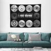 I Am Music Horizontal Tapestry Carti Die Lit Theme Wall Art for Bedroom Dorm Classroom Room Decor