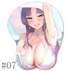 3D Mouse Pad B_Blue A_Archive Titty Wrist Rest Mousepad Yukari Oppai Sexy Boobs Anime Mouse Pad Wrist Support Hentai Mouse Mat