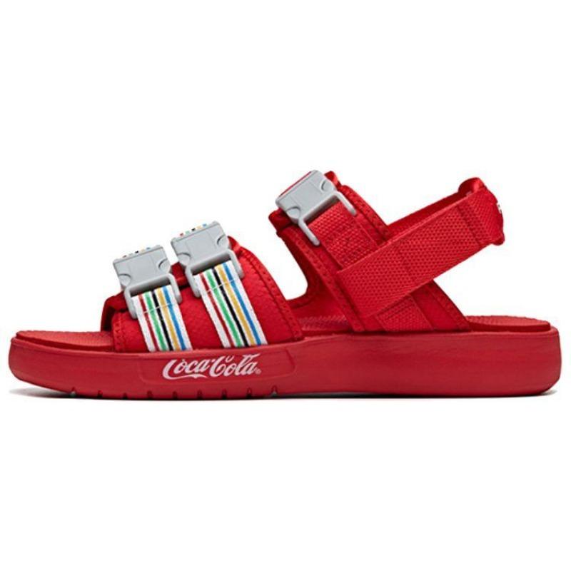 Coca-Cola x Anta Outdoor Beach Sports Slide Slippers Men s Red 912036901-8 43