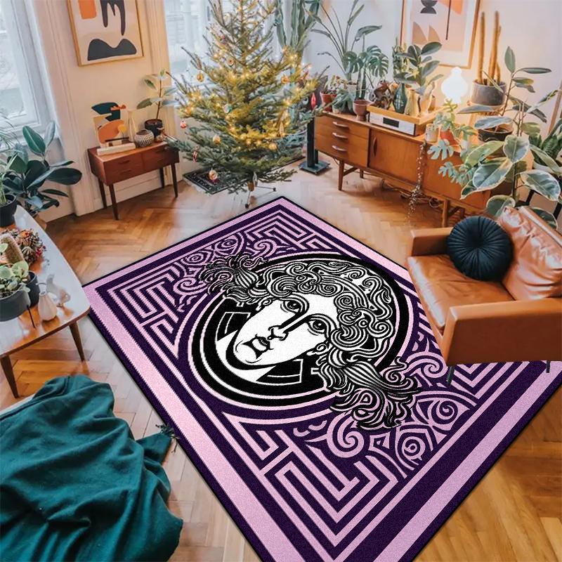 Nowoczesny Czarno-Biały Dywan do Dekoracji Salonu Luksusowe Dywany z Wyższej Półki Antypoślizgowy Dywanik Sypialniany Przyłóżkowy Zmywalna Mata Podłogowa na Korytarz