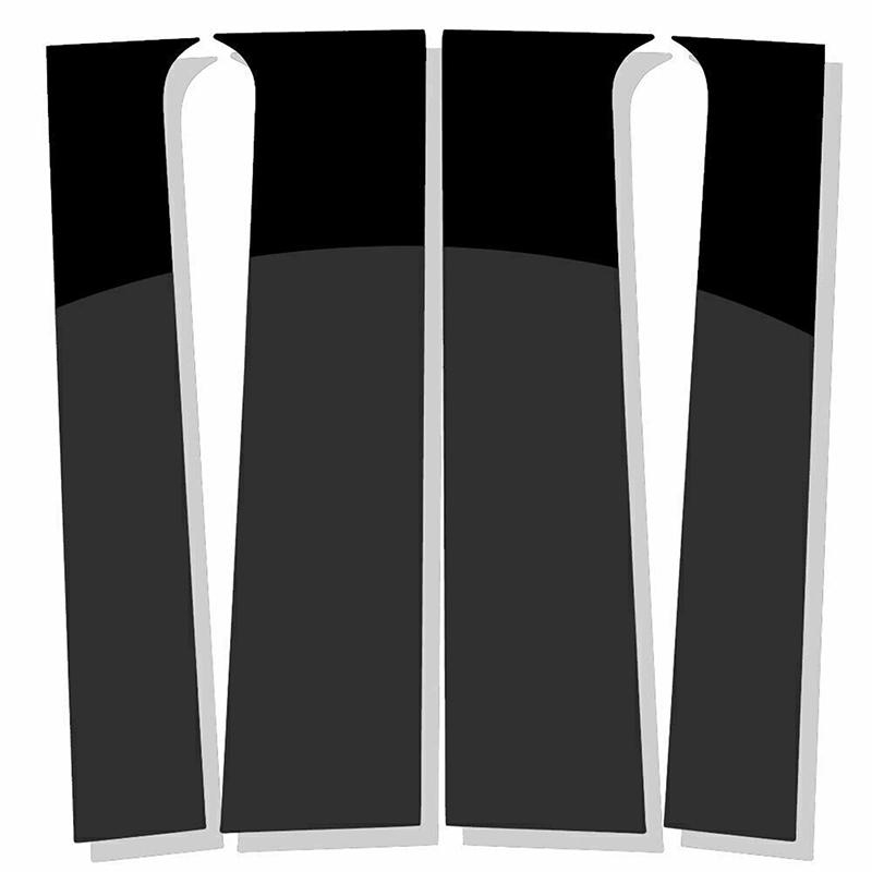 

4 шт., стойки для стоек автомобиля, накладка на дверь, окно, наклейки, наклейка для Chevy Colorado/GMC Canyon Crew Cab 2015-2022, аксессуары