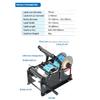ZONESUN Manuelle Etikettiermaschine Mit Griff Etikettenapplikator Metall Runde Flaschenverpackungsmaschine Flaschenetikettierer ZS-50P