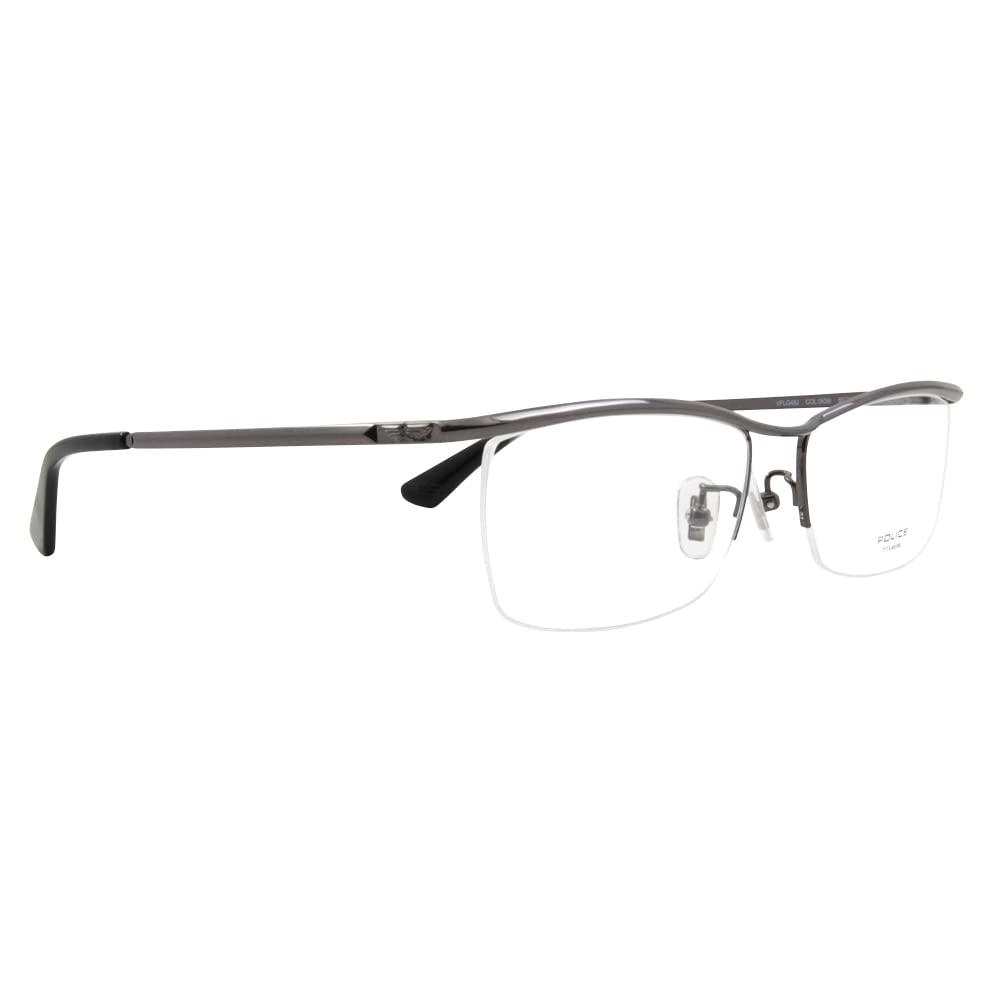Police Eyeglasses Frame Sunglasses with Photochromic Lenses VPLG48J 0K59 55 xa Photochromic Brown Lenses [Police] Non-prescription