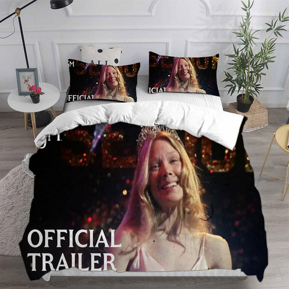 Carrie (1976) Bedding Sets Soft Bed Cover Comforter Duvet Cover Pillow Case 2-3 Pieces Sets Kids Adult Bedroom Decoration