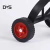 Lawn Mower Support Wheel Adjustable Trimmer Auxiliary Wheels Universal Fit Weed Eater Support Wheels for Walk-Behind Brush Cutter