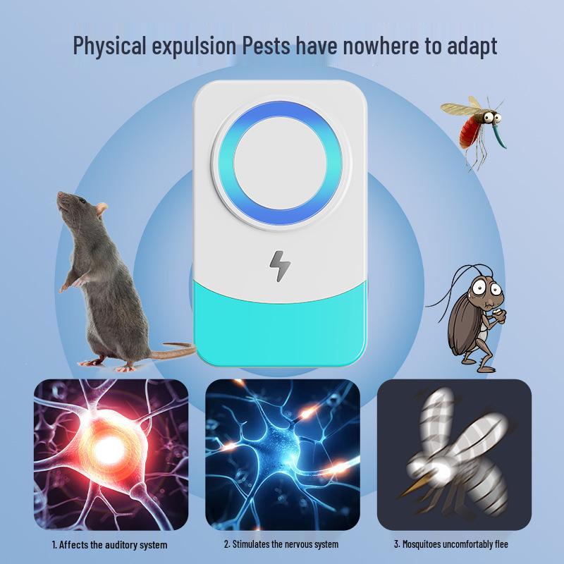 Süper Akıllı Ultrasonik Haşere ve Sivrisinek Kovucu - Ev İçin Böcek Öldürücü