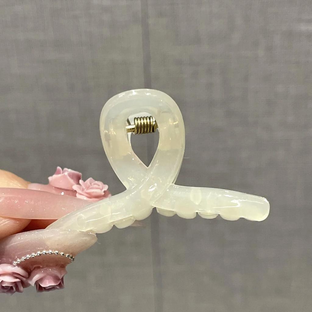 Fairy Butterfly Hair Claw French Retro Acetate Crab Hair Clip Sweet Princess Shark Clip For Women Girl Hairpin Hair Accessories