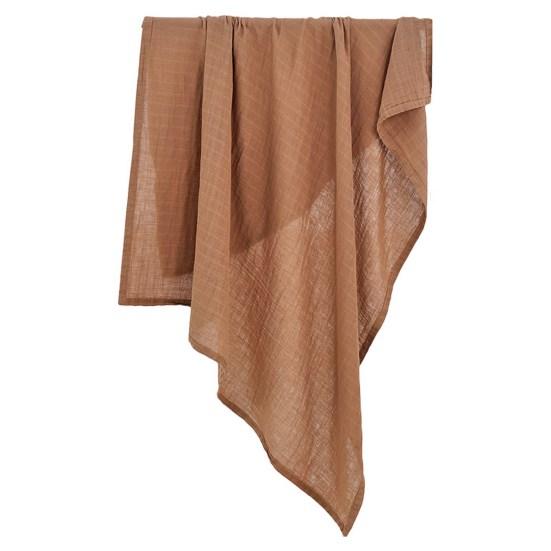 

Обернуть детское банное полотенце хорошей впитываемостью, полотенце для пота, мягкое марлевое банное полотенце для новорожденных для ванной комнаты светло-коричневого