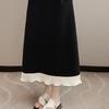 Women's Casual Round Neck Short Sleeve Midi Dress