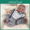 Reborn Baby Doll 49cm Silicone Realistic Infant With Soft Body For Collectors And Gift Use
