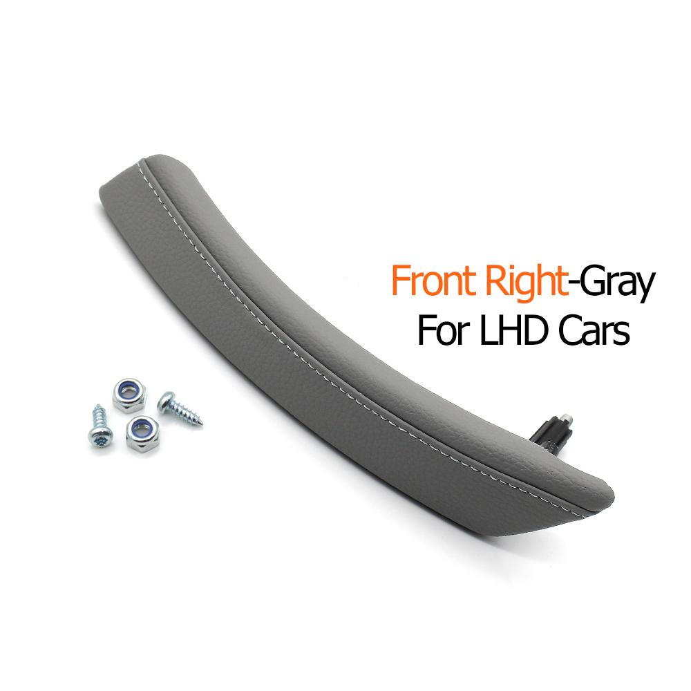 LHD Car Interior Armrest Door Handle Window Panel Pull Handle Cover Trim Replacement For BMW 5 Series E60 E61 2006-2010