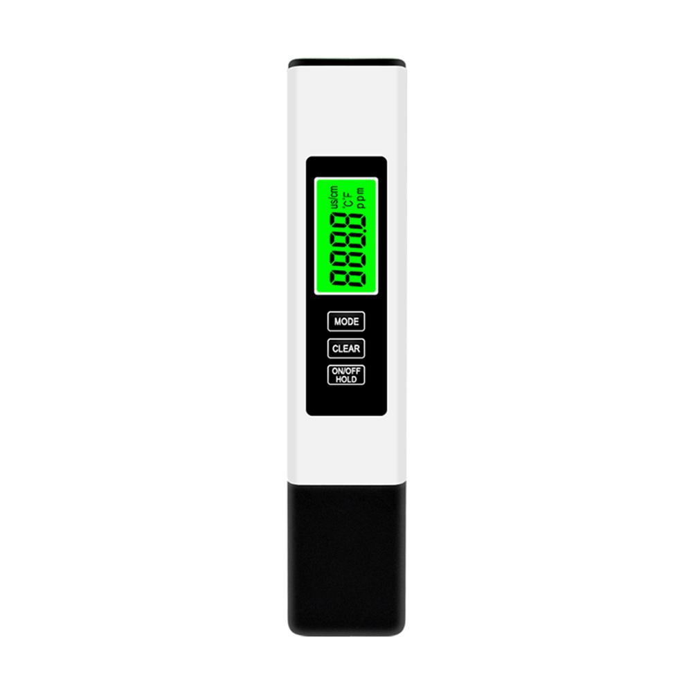 4 in 1 Digital Water Tester Water Quality Tester Pen 0-9990 PPM Accurate Backlit LCD Display for Pools Drinking Water Aquariums