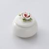 Shangqi Hand-Pinched Flower Ceramic Tea Caddy