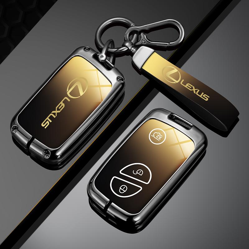 Interior Stickers Car Key Case Cover Key Bag Shell Keychain For Lexus CT200h ES 300h IS250 GX400 RX270 RX450h RX350 LX570 Key PrMI8