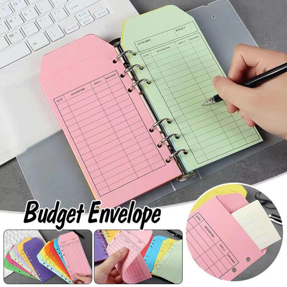 12pcs/set Cardstock Cash Envelope Thickened Kraft Paper Envelopes Budget Envelope  Daily Expenses