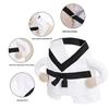 Martial Arts Costume for Dog Breathable 2 Leg Clothes For Small Dog Easy Wear Pet Halloween Party Dressingup Outfit