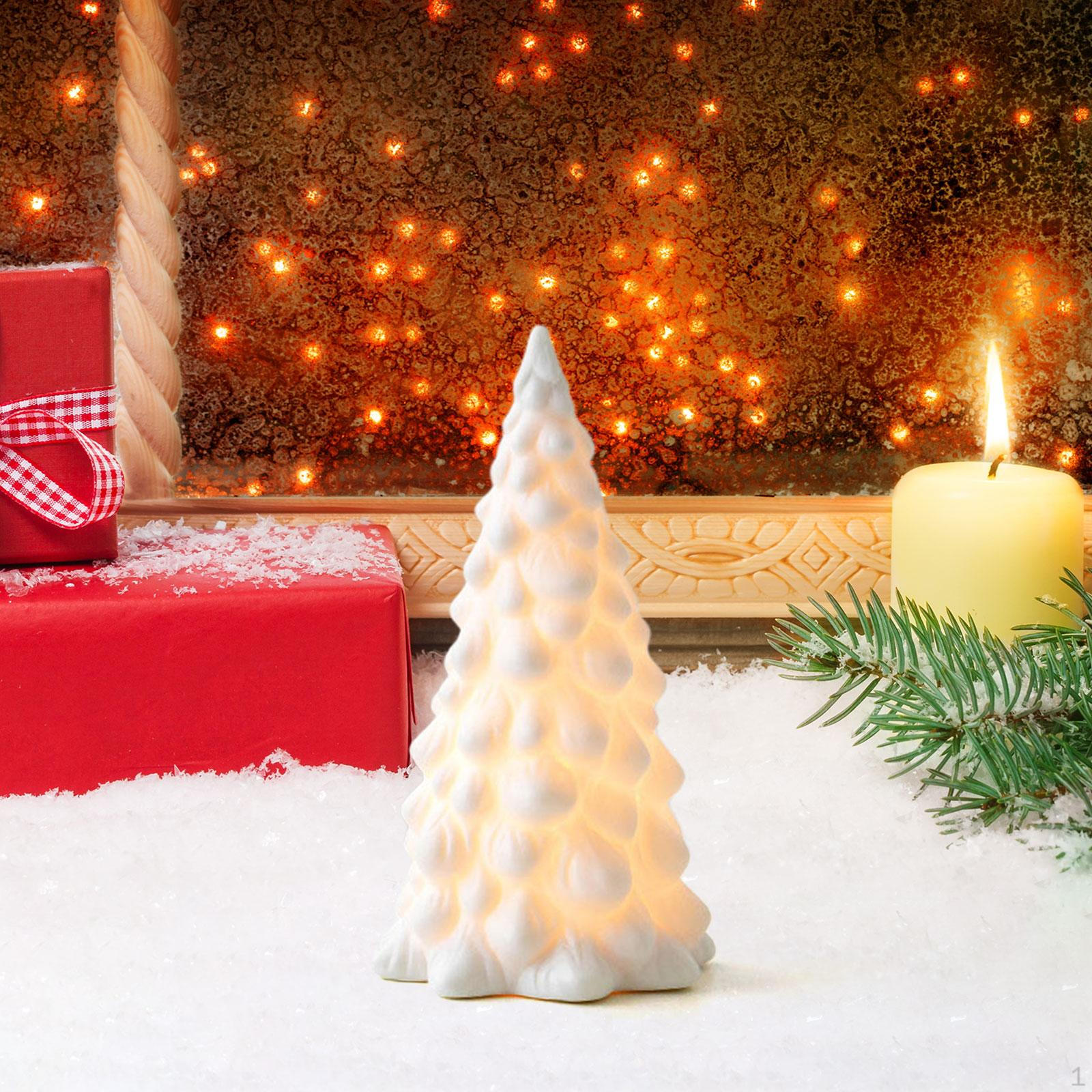 

Освещенная новогодняя елочная фигурка украшение ночник настольный светильник для полки M