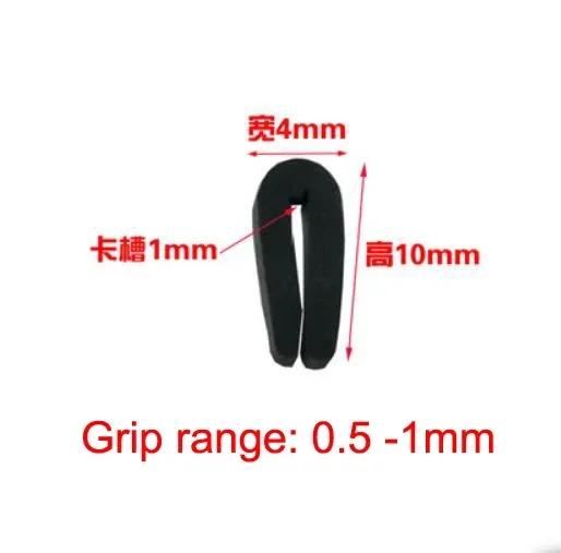 5 Metri Garnitură de Etanșare din Cauciuc în Formă de U Garnitură de Margine Protecție Ușă Automobil Pentru Sticlă Metal Panou Lemn Foaie Dulap