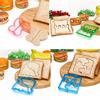Sandwich Cutters Set for Children Food Cookie Maker Bread Biscuits Mold DIY Cute Shape Baking Accessories for Lunch Bento Box