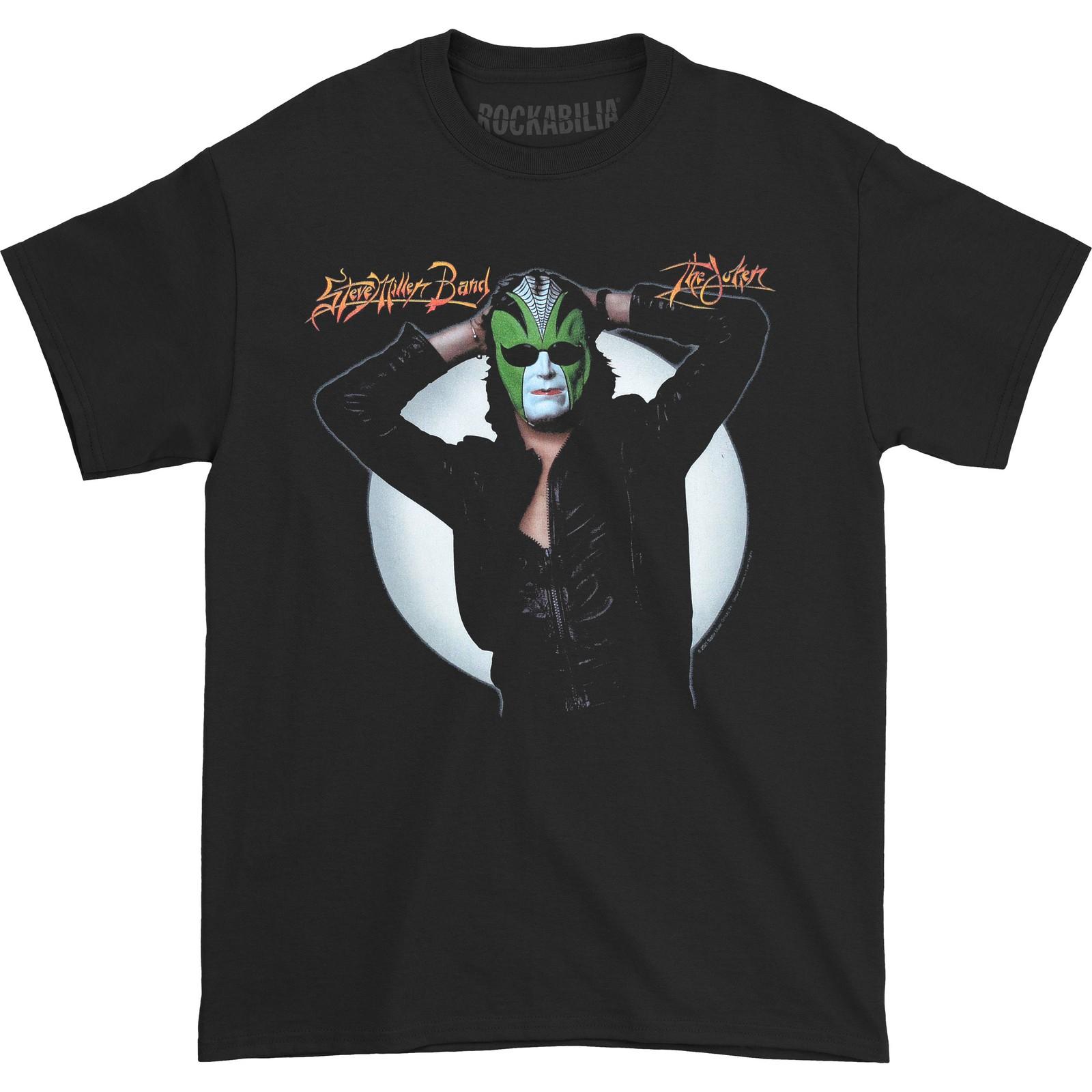 

Men s Steve Miller Band The Joker Slim Fit T-Shirt Mens Womens Tees Top Black L