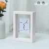 8-Inch Square A4 Instant Photoaphy Picture Frames Display Stand Calliaphy Artwo Double-Sided Transparent Glass Photo Frame