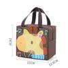 Portable Insulated Bag Tear-Resistant Cute Animal Lunch Bag Oxford Cloth Lunch Tote Insulated Thermal Food Container For Daily