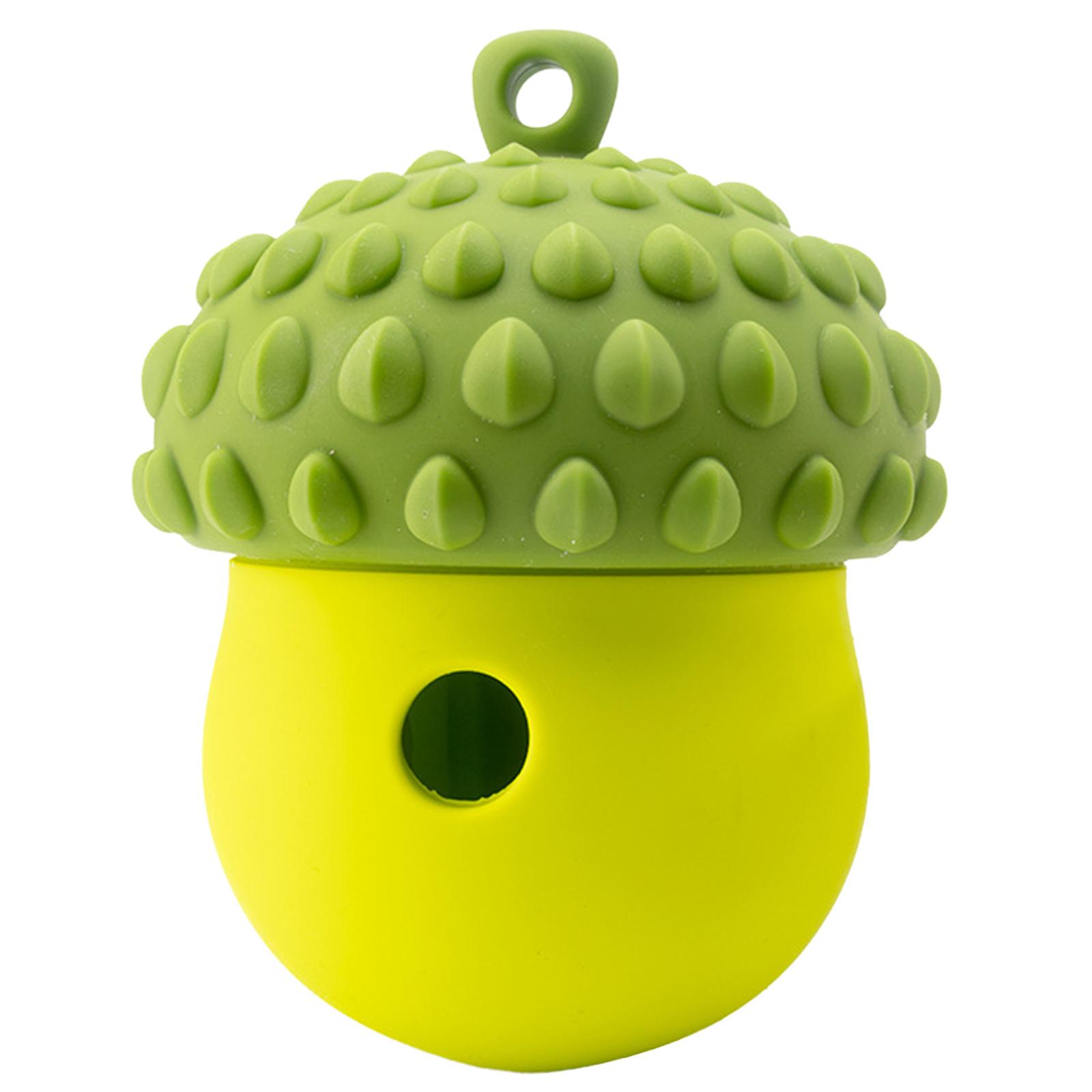 

Головоломка для собак в форме ореха, игрушка-кормушка для медленного поедания лакомства, мягкая силиконовая игрушка для прорезывания зубов, развлечение для собак