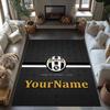 Juventus Personalized Name Carpet Suitable for Outdoor Bedrooms Game Room Balcony Antislip Carpet Office Home Decor Best for Christmas