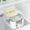 5L Water Pitcher with Faucet Refrigerator Juice Pitcher Home Plastic Beverage Dispenser for Iced Tea Lemonade Fridge Bar Party