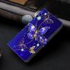 Magnetic Leather Funda For Samsung Galaxy S24 Ultra S23 Plus S22 S21 S20 FE Butterfly Flower Painted Card Slots Flip Phone Cover