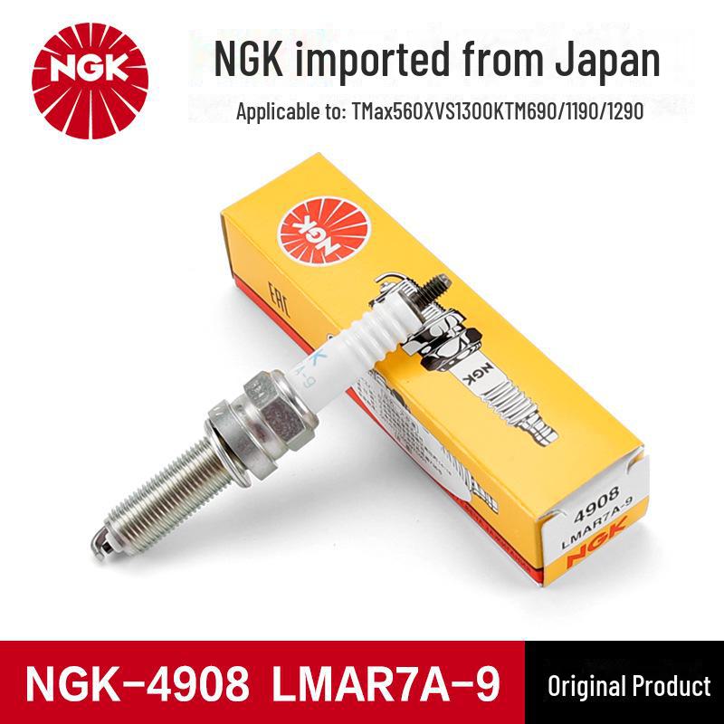 

NGK LMAR7A-9 Spark Plug for Yamaha TMax560, XVS1300, KTM 690/1190/1290 NGK Genuine - 4908 LMAR7A-9 [1 piece]