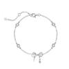 S925 Silver Bow & Butterfly Necklace Set - Trendy Christmas Gift for Her