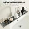 Diatom Mud Fast Drying Faucet Mat Super Absorbent Faucet Splash Guard Counter Protector  Home