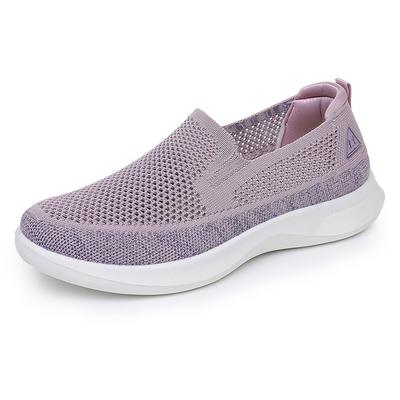 Chaussures d'été pour femmes Nouvelles Chaussures décontractées Maille Respirantes Chaussures de marche Confortables Semelle souple Mode Tendance Décontractées Chaussures pour femmes