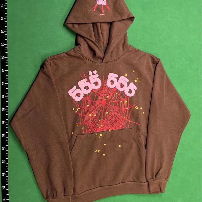Sp5der Hoodie: Spinnennetz-Design, Unisex Trendiges Hip-Hop-Set Inspiriert von Young Thug