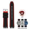 Bracelet en Silicone pour Swatch 19mm 20mm 21mm Bracelet de Poignet en Caoutchouc Imperméable Bracelet de Montre Bande de Sport Bracelet Avec Outils