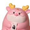 Chinese Dragon Figurine Piggy Bank - Handcrafted Artwork for Home Decor